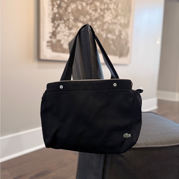 Lacoste Handbags - Lacoste Black Shoulder Bag